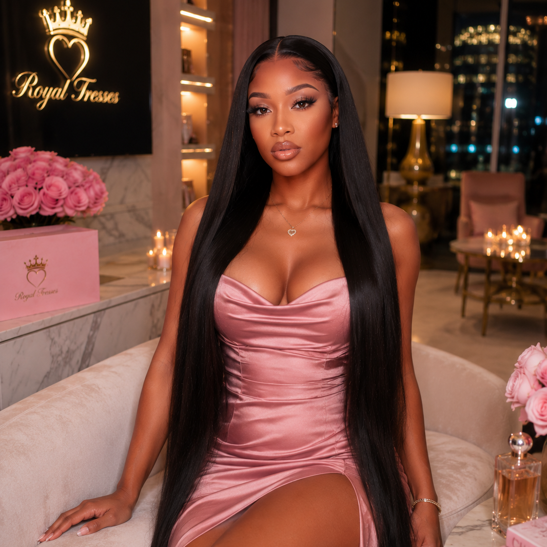 Straight 5X5 HD Closure Wig