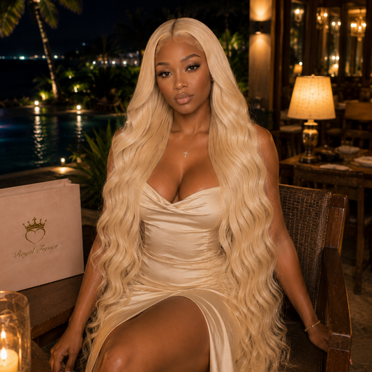 613 Blonde 5X5 HD Closure Wig